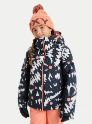 Roxy Kurtka snowboardowa Free Jet ERGTJ03198 Czarny Slim Fit. Czarne kurtki i płaszcze dla dziewczynek Roxy, bez wzorów, z syntetyku, bez kaptura. Za 339.99 zł.