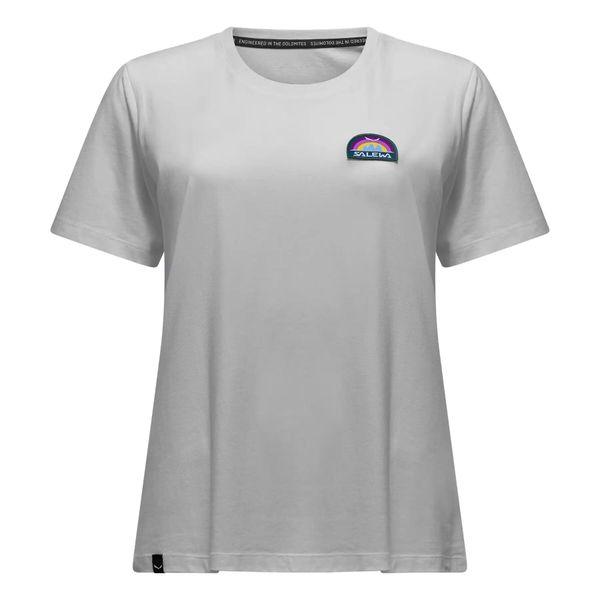 T-shirt damski Salewa Eagle Anniversary. Białe t-shirty damskie Salewa, l, bez wzorów, z bawełny, bez kołnierzyka. Za 176.93 zł.