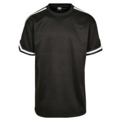 Koszulka Urban Classic oversize stripe meh. Czarne koszulki sportowe męskie Urban Classics, s, bez wzorów, z materiału, bez kołnierzyka, bez ramiączek. Za 105.90 zł.