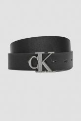 CALVIN KLEIN Czarno-brązowy dwustronny męski pasek. Czarne paski damskie Calvin Klein, bez wzorów. W wyprzedaży za 169.99 zł.