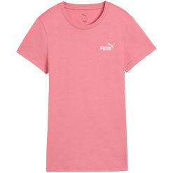 PUMA ESS Small No.1 Logo Tee(s) damska koszulka. Czerwone koszulki sportowe damskie Puma, l, bez wzorów, z bawełny, bez kołnierzyka, bez ramiączek. Za 70.99 zł.