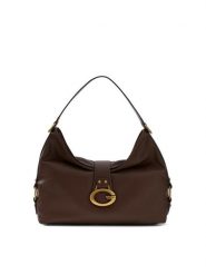 Guess Torebka 180664 Brązowy. Brązowe listonoszki damskie Guess, z aplikacjami, bez dodatków. Za 714.99 zł.