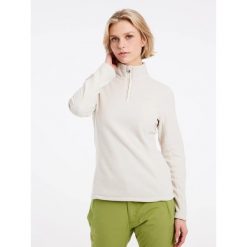 Damski polar 1/4 zip Protest Mutez. Białe bluzy sportowe damskie Protest, bez wzorów, z polaru, bez kaptura, narciarskie. Za 169.99 zł.