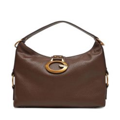 Torebka Guess. Brązowe torebki do ręki damskie Guess, z aplikacjami, klasyczne, bez dodatków. Za 679.99 zł.