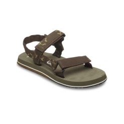 Sandały dla Mężczyzn MONKEY CAGED Szary. Zielone sandały męskie Quiksilver, z gumy, bez zapięcia. Za 199.99 zł.