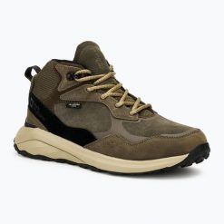 Buty turystyczne męskie Jack Wolfskin Camp Fever Texapore Mid. Brązowe trekkingi męskie Jack Wolfskin, trekkingowe. Za 649.99 zł.