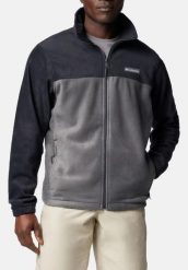 Bluza sportowa polarowa męska Columbia Steens Mountain 20 Full Zip Fleece. Czarne bluzy męskie Columbia, m, bez wzorów, z materiału, bez kaptura, trekkingowe. Za 191.99 zł.