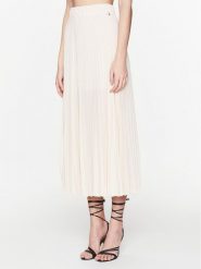 Patrizia Pepe Spódnica plisowana 8G0324/AD08-B753 Écru Regular Fit. Spódnice damskie Patrizia Pepe, bez wzorów, z syntetyku, midi. Za 609.99 zł.