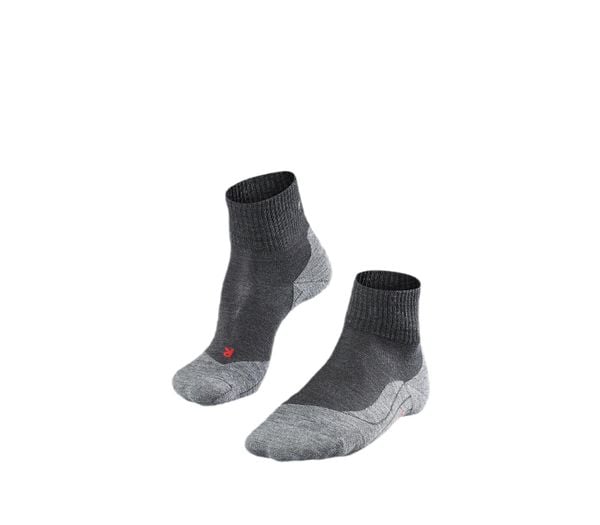 Skarpetki Falke TK5 Short. Szare skarpety męskie Falke, bez wzorów, z poliamidu. Za 156.50 zł.
