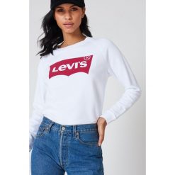 Levi's Luźna bluza Graphic Crew - White. Białe bluzy damskie Levi's. Za 242.95 zł.