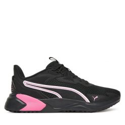 Buty na siłownię Puma. Czarne obuwie sportowe damskie Puma, bez wzorów, na fitness i siłownię. Za 219.99 zł.