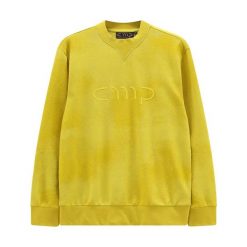 Bawełniana bluza CMP. Zielone bluzy męskie CMP, l, bez wzorów, z bawełny, bez kaptura. Za 253.00 zł.