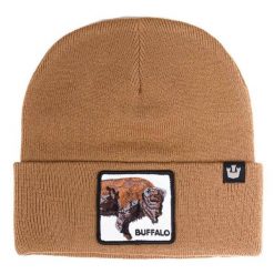 Czapka Beanie Goorin Bros Buffle Off Beige. Brązowe czapki i kapelusze męskie Goorin Bros, bez wzorów. Za 181.89 zł.