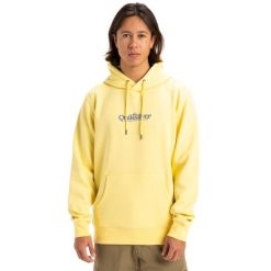 Bluza z kapturem dla Mężczyzn FINELINE Żółty. Żółte bluzy męskie Quiksilver, m, bez wzorów, z bawełny, z kapturem. Za 229.99 zł.