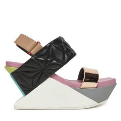 Sandały United Nude. Sandały damskie United Nude, bez wzorów, bez obcasa, na koturnie, bez zapięcia. Za 799.99 zł.
