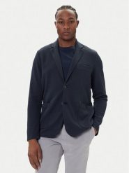 Marc O'Polo Marynarka 528 4051 57036 Granatowy Slim Fit. Niebieskie marynarki męskie Marc O'Polo, bez wzorów, z bawełny. Za 699.99 zł.