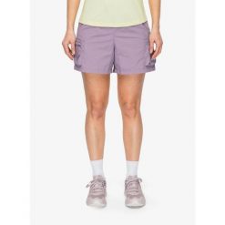 Spodenki turystyczne damskie Columbia Sequoia Grove Woven Short. Fioletowe szorty sportowe damskie Columbia, bez wzorów, sportowe, trekkingowe. Za 252.99 zł.