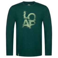 Męski T-shirt Loap Altron Zielony - Oddychający i Trwały. Szare t-shirty męskie ZONE PERFECT, m, bez wzorów, z bawełny, casualowe, bez kołnierzyka. Za 180.99 zł.