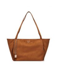 Guess Torebka Devon HWSG97 45230 Brązowy jasny. Brązowe torebki do ręki damskie Guess, z aplikacjami, z materiału, bez dodatków. Za 634.99 zł.