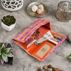 Paolo Peruzzi Kolorowy portfel damski skórzany IN-37-OR. Portfele damskie Paolo Peruzzi, bez wzorów. Za 83.36 zł.