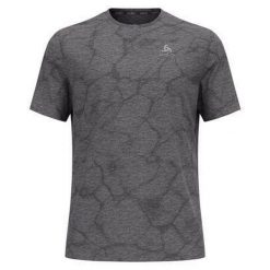 Koszulka z krótkim rękawem męska ODLO Zeroweight Engineered Chill-Tec. Szare buty sportowe męskie Odlo, bez zapięcia, na fitness i siłownię. Za 299.99 zł.