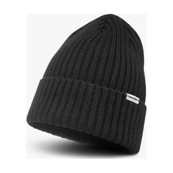 Converse Czapka Zimowa Large Guage Rib Cuff Beanie , czarny, rozmiar ONE SIZE. Czarne czapki i kapelusze damskie Converse, bez wzorów, z materiału. Za 89.99 zł.