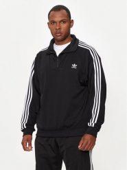 Adidas Bluza adicolor Funnel IZ4803 Czarny Regular Fit. Czarne bluzy męskie Adidas, m, bez wzorów, z bawełny, bez kaptura. Za 239.99 zł.
