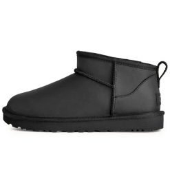 Ugg Australian W Classic Ultra Mini Lthr Kozaki Damskie. Czarne kozaki damskie UGG, z materiału, bez obcasa. Za 950.99 zł.
