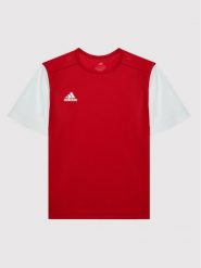 Adidas Koszulka techniczna Estro 19 DP3215 Czerwony Regular Fit. Czerwone t-shirty dla chłopców Adidas, bez wzorów, z syntetyku, bez ramiączek. Za 49.99 zł.