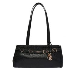 Torebka Guess. Czarne torebki do ręki damskie Guess, z aplikacjami, klasyczne, bez dodatków. Za 659.99 zł.