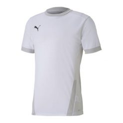 Męska Koszulka TeamGoal 23. Białe koszulki sportowe męskie Puma, m, bez wzorów, bez kołnierzyka, bez ramiączek, trekkingowe. Za 120.99 zł.