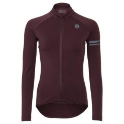 Thermo Jersey LS Essential Women. Brązowe koszule damskie AGU, bez wzorów, z jersey, bez kołnierzyka, bez ramiączek. W wyprzedaży za 250.30 zł.