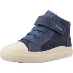 Buty GEOX B GISLI Niebieski. Niebieskie buty sportowe chłopięce Geox, bez wzorów, bez zapięcia, trekkingowe. Za 159.99 zł.