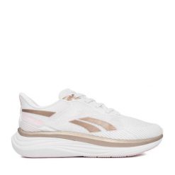 Sneakersy Reebok. Białe obuwie sportowe damskie Reebok, bez wzorów, do biegania. Za 249.99 zł.