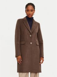 Maryley Płaszcz przejściowy 24IB808/14CO Brązowy Regular Fit. Brązowe płaszcze damskie Maryley, s, bez wzorów, z syntetyku, bez kaptura. Za 519.99 zł.