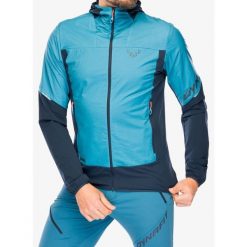 Kurtka polarowa męska Dynafit Traverse Alpha Hooded JKT. Niebieskie kurtki męskie Dynafit, m, bez wzorów, z polaru, sportowe, bez kaptura. Za 784.20 zł.