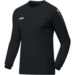 Koszulka Jako Team manches longues. Czarne koszulki sportowe męskie Jako, xl, bez wzorów, z materiału, bez kołnierzyka, bez ramiączek, do piłki nożnej. Za 106.11 zł.