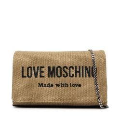 Torebka LOVE MOSCHINO. Brązowe torebki do ręki damskie Love Moschino, bez wzorów, wizytowe, bez dodatków. Za 659.99 zł.