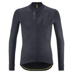 Dżersej z długim rękawem Mavic Ksyrium. Czarne bluzy męskie MAVIC, z dżerseju, bez zapięcia, rowerowe. W wyprzedaży za 419.65 zł.