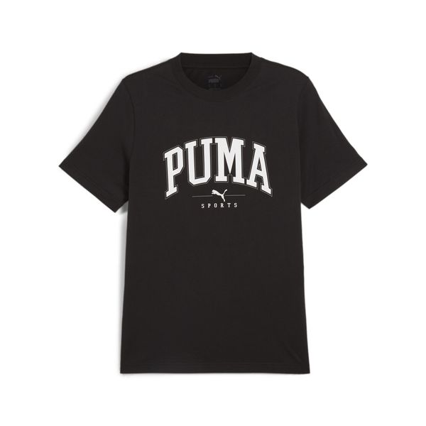 Męska koszulka PUMA SQUAD PUMA Black. Czarne koszulki sportowe męskie Puma, m, bez wzorów, bez kołnierzyka, bez ramiączek, na jogę i pilates. Za 89.99 zł.
