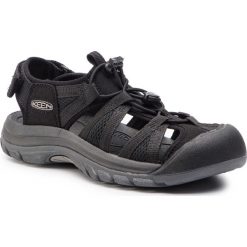 Sandały KEEN - Venice II H2 1018846 Black/Steel Grey. Czarne klapki damskie Keen, bez wzorów, z materiału, bez obcasa. W wyprzedaży za 289.00 zł.