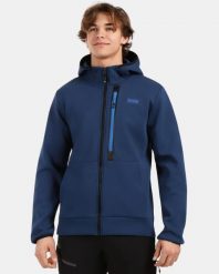 Bawełniana bluza z kapturem do aktywnego stylu Kilpi OKAMPOS-M. Niebieskie bluzy męskie Kilpi, l, bez wzorów, z bawełny, z kapturem. Za 396.23 zł.