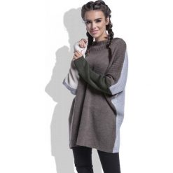 Espresso Sweter Długi Luźny w Czterech Kolorach. Swetry damskie Molly.pl. Za 119.90 zł.