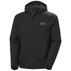 Kurtka Helly Hansen banff shell. Czarne kurtki sportowe męskie Helly Hansen, s, bez wzorów, trekkingowe. W wyprzedaży za 642.90 zł.