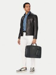 Guess Torba na laptopa HMMILL P6269 Szary. Szare torby na laptopa męskie Guess, z aplikacjami, ze skóry. Za 589.99 zł.