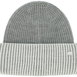 Czapka Eisglut Lottil. Szare czapki i kapelusze damskie EISGLUT, na zimę, bez wzorów, z materiału, eleganckie. Za 155.50 zł.