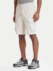 Parajumpers Szorty sportowe Boyce 26SMPMPAFP05 Beżowy Regular Fit. Brązowe krótkie spodenki sportowe męskie Parajumpers, m, bez wzorów, z bawełny. Za 879.99 zł.