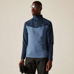 Bluza męska z suwakiem 1/4 Dignify IV Dare 2b. Niebieskie bluzy męskie Dare 2b, m, bez wzorów, z tkaniny, bez kaptura. W wyprzedaży za 169.99 zł.