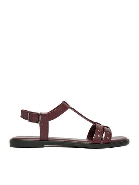 Lasocki Sandały CEO-RST-5551-03 Bordowy. Czerwone sandały damskie Lasocki, bez wzorów, bez obcasa, na płaskiej podeszwie, bez zapięcia. Za 159.99 zł.