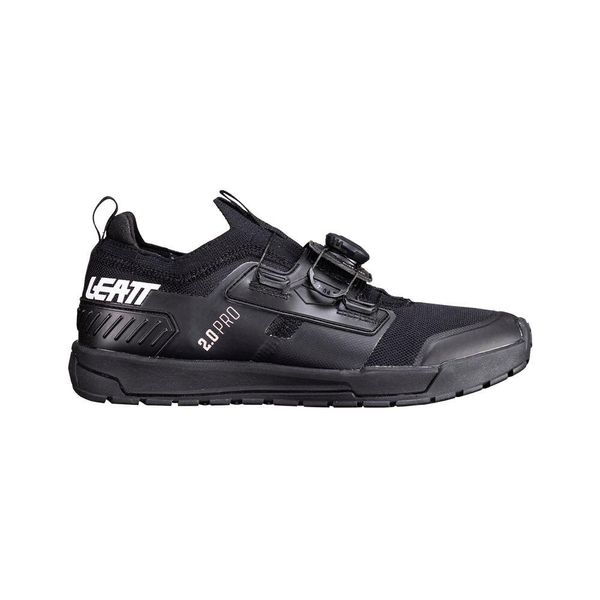 Buty rowerowe (platformy) LEATT Shoe ProFlat 2.0. Czarne buty sportowe męskie LEATT, bez zapięcia, rowerowe. Za 734.50 zł.